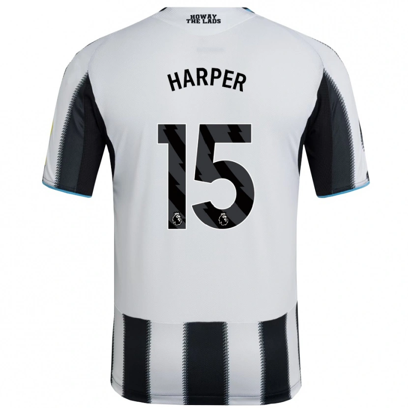 Danxen Kinder Fraser Harper #15 Schwarz Weiß Heimtrikot Trikot 2025/26 T-Shirt