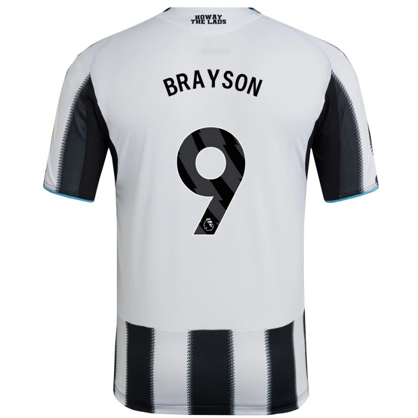 Danxen Kinder Joe Brayson #9 Schwarz Weiß Heimtrikot Trikot 2025/26 T-Shirt