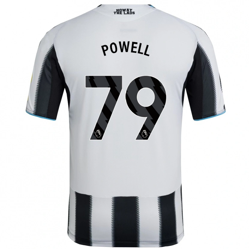 Danxen Kinder Rory Powell #79 Schwarz Weiß Heimtrikot Trikot 2025/26 T-Shirt