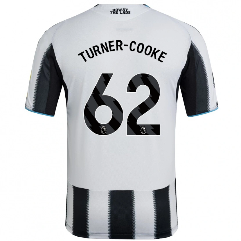Danxen Kinder Jay Turner-Cooke #62 Schwarz Weiß Heimtrikot Trikot 2025/26 T-Shirt