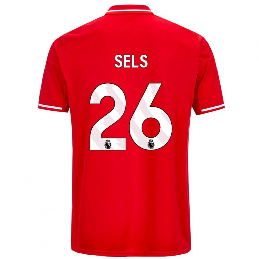 Danxen Kinder Matz Sels #26 Rot Weiß Heimtrikot Trikot 2025/26 T-Shirt