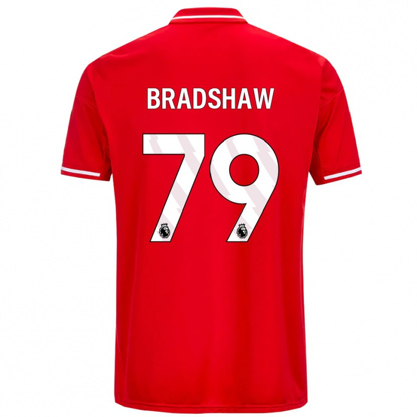 Danxen Kinder Alfie Bradshaw #79 Rot Weiß Heimtrikot Trikot 2025/26 T-Shirt
