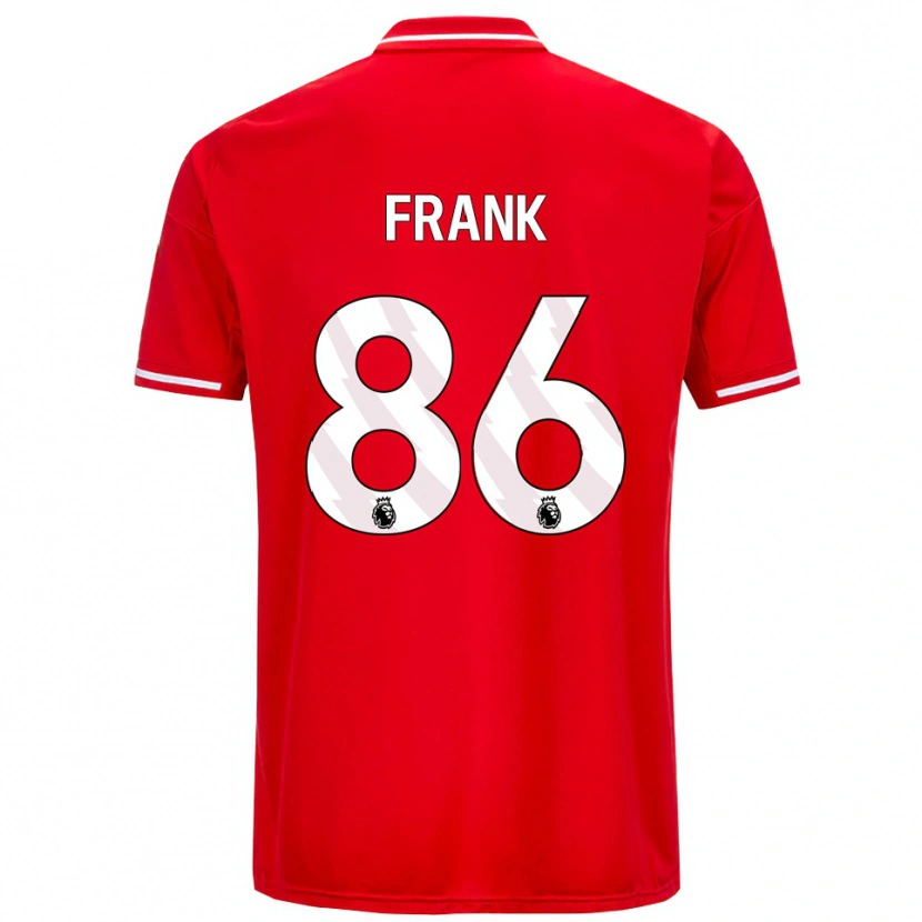 Danxen Kinder Frank Djamna #86 Rot Weiß Heimtrikot Trikot 2025/26 T-Shirt