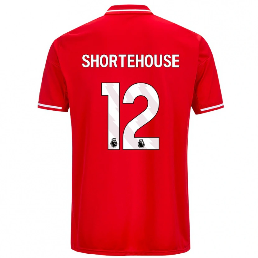 Danxen Kinder Michael Shortehouse #12 Rot Weiß Heimtrikot Trikot 2025/26 T-Shirt