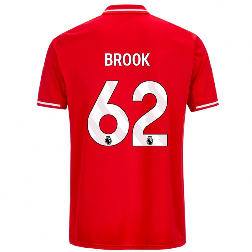 Danxen Kinder Will Brook #62 Rot Weiß Heimtrikot Trikot 2025/26 T-Shirt