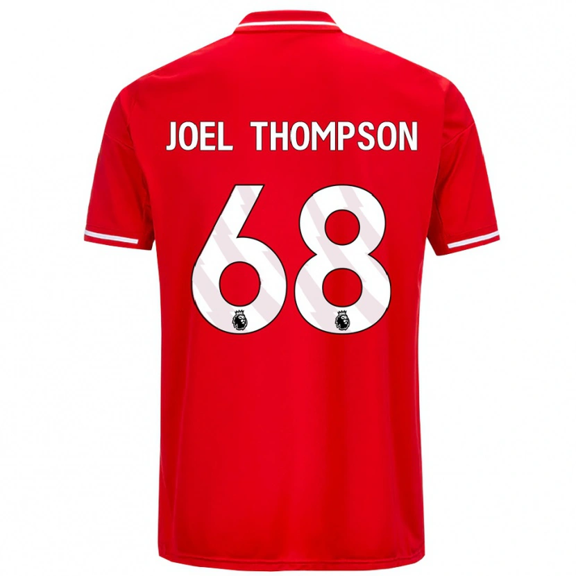 Danxen Kinder Joel Thompson #68 Rot Weiß Heimtrikot Trikot 2025/26 T-Shirt