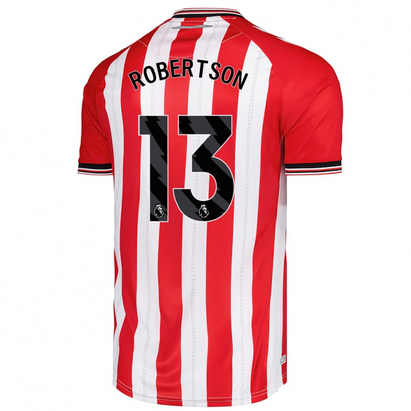 Danxen Kinder Finley Robertson #13 Rot Weiß Heimtrikot Trikot 2025/26 T-Shirt
