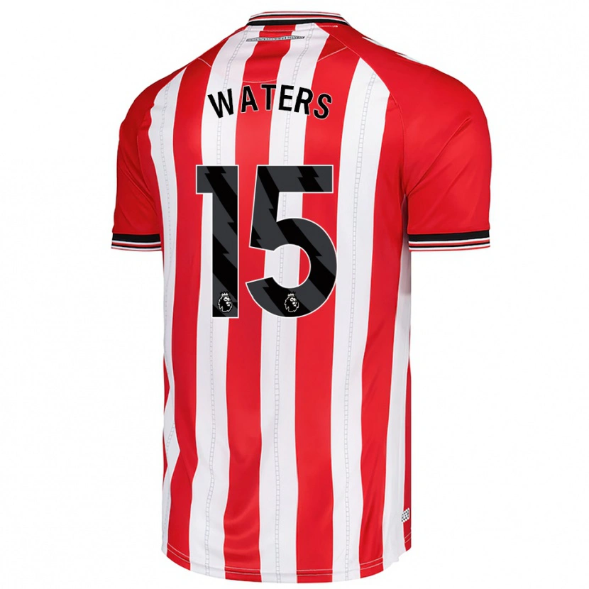 Danxen Kinder Jake Waters #15 Rot Weiß Heimtrikot Trikot 2025/26 T-Shirt