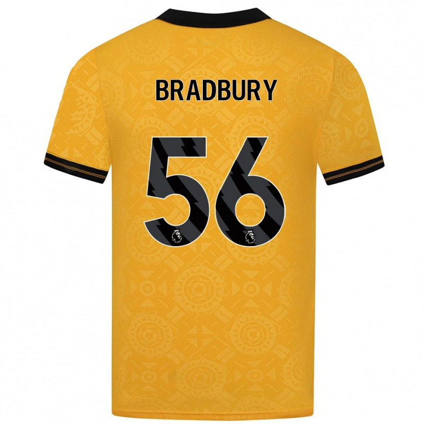 Danxen Kinder Makenzie Bradbury #56 Gelb Schwarz Heimtrikot Trikot 2025/26 T-Shirt