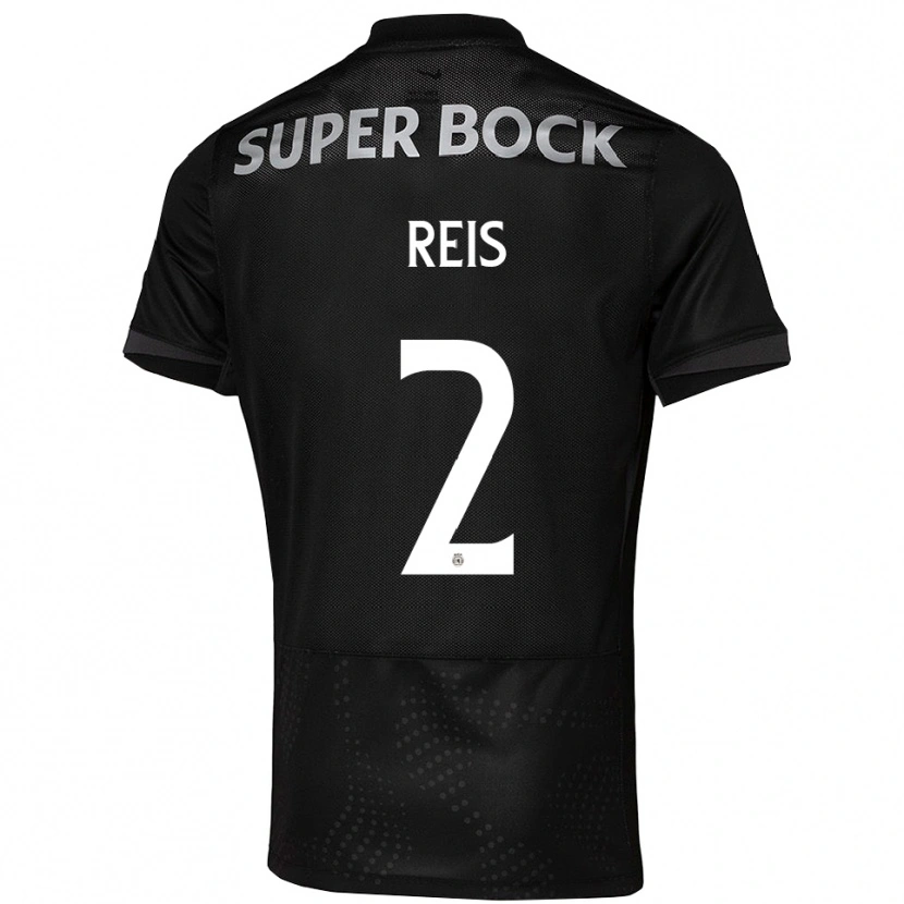 Danxen Kinder Matheus Reis #2 Schwarz Weiß Auswärtstrikot Trikot 2025/26 T-Shirt