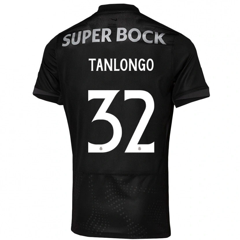 Danxen Kinder Mateo Tanlongo #32 Schwarz Weiß Auswärtstrikot Trikot 2025/26 T-Shirt