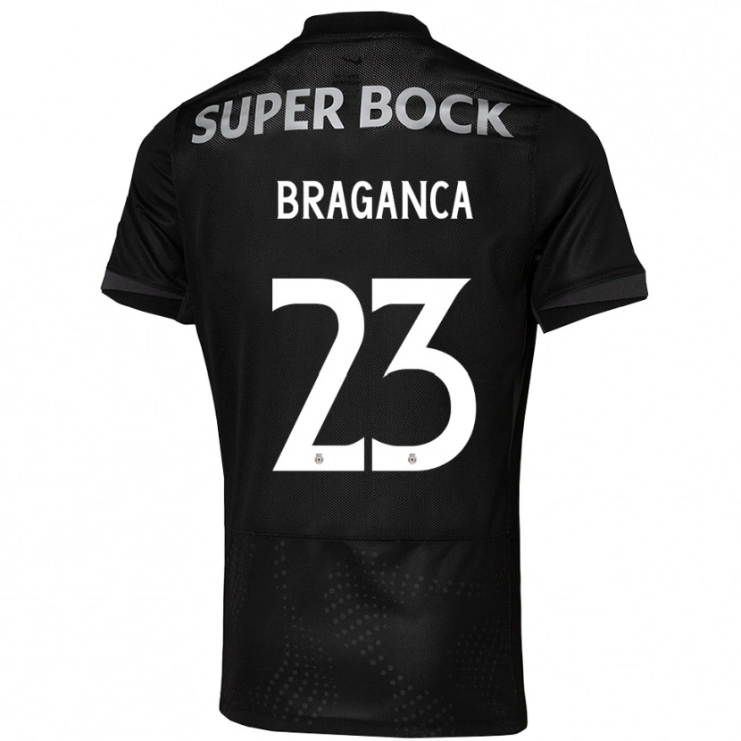 Danxen Kinder Daniel Bragança #23 Schwarz Weiß Auswärtstrikot Trikot 2025/26 T-Shirt