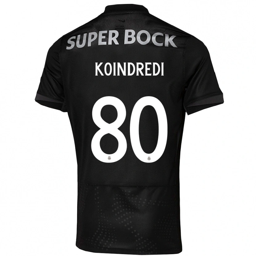 Danxen Kinder Koba Koindredi #80 Schwarz Weiß Auswärtstrikot Trikot 2025/26 T-Shirt