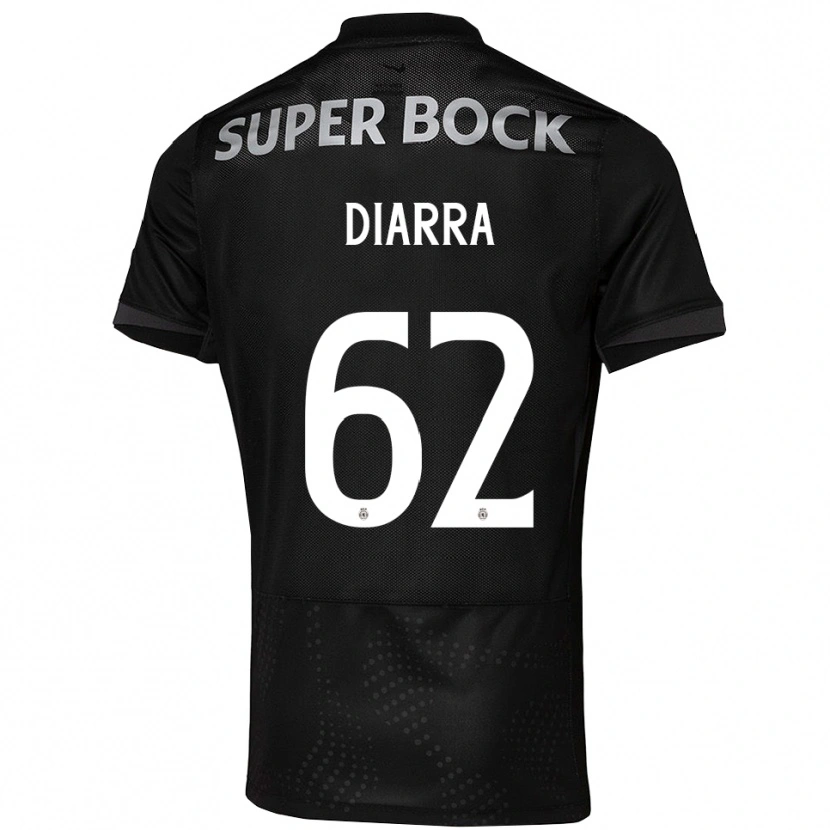 Danxen Kinder Ibrahim Diarra #62 Schwarz Weiß Auswärtstrikot Trikot 2025/26 T-Shirt