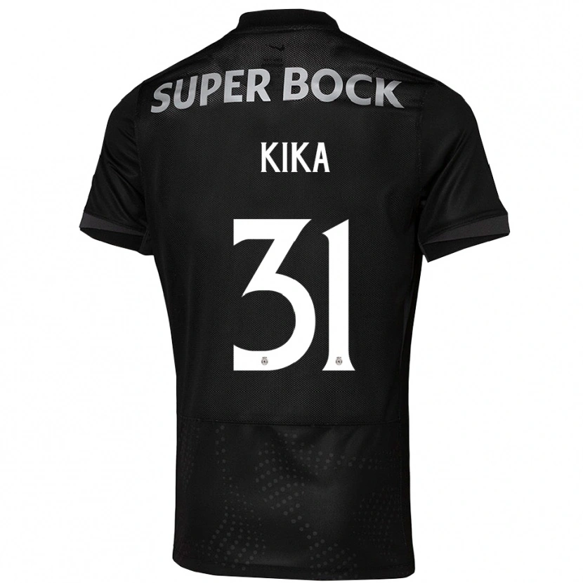 Danxen Kinder Kika #31 Schwarz Weiß Auswärtstrikot Trikot 2025/26 T-Shirt