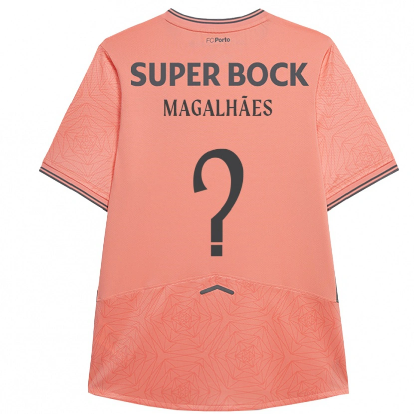 Danxen Kinder Rafael Magalhães #0 Rosa Marineblau Auswärtstrikot Trikot 2025/26 T-Shirt
