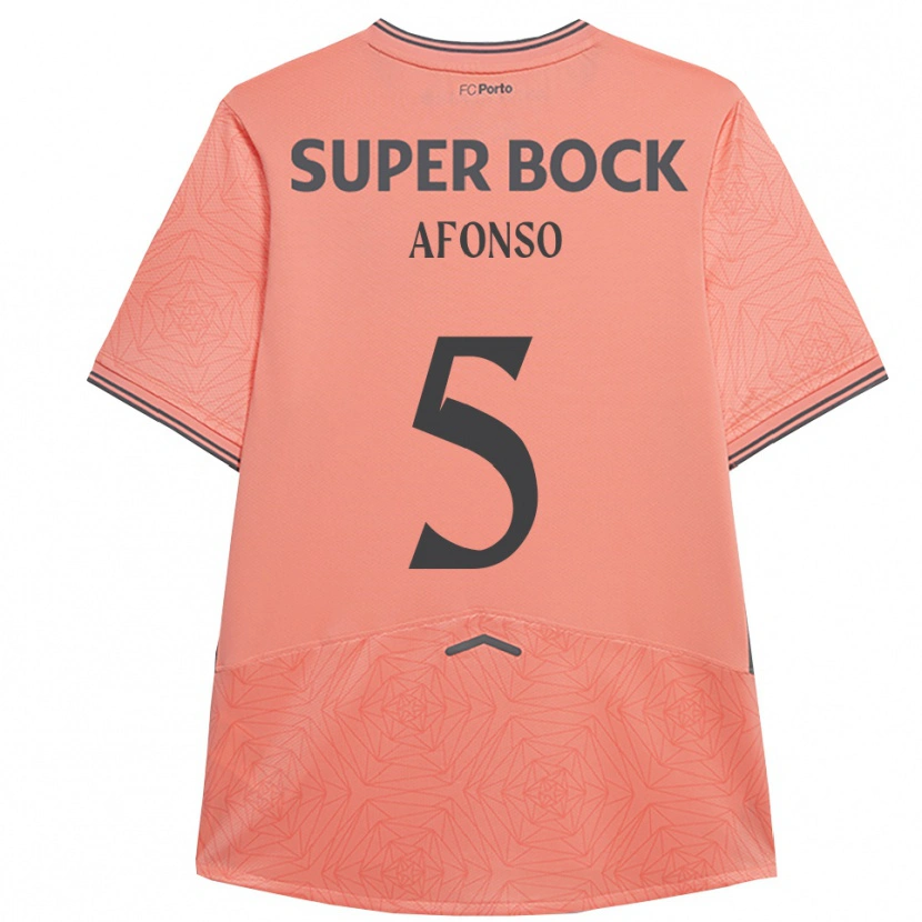 Danxen Kinder Zé Afonso #5 Rosa Marineblau Auswärtstrikot Trikot 2025/26 T-Shirt
