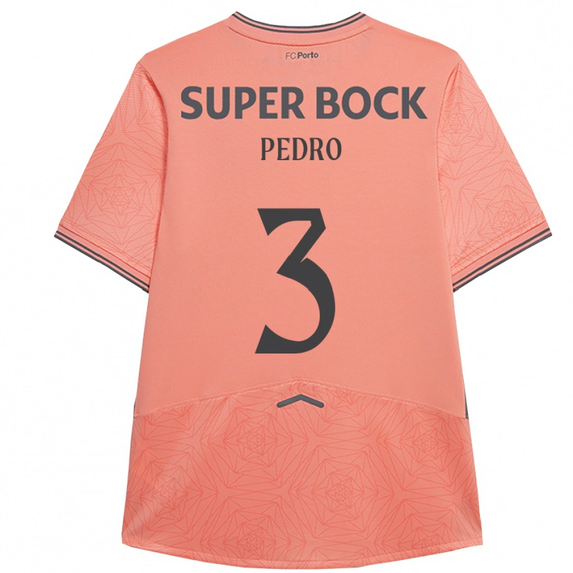 Danxen Kinder Zé Pedro #3 Rosa Marineblau Auswärtstrikot Trikot 2025/26 T-Shirt