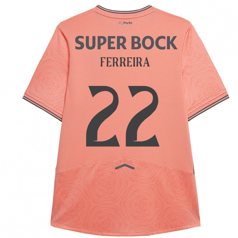 Danxen Kinder Joana Ferreira #22 Rosa Marineblau Auswärtstrikot Trikot 2025/26 T-Shirt