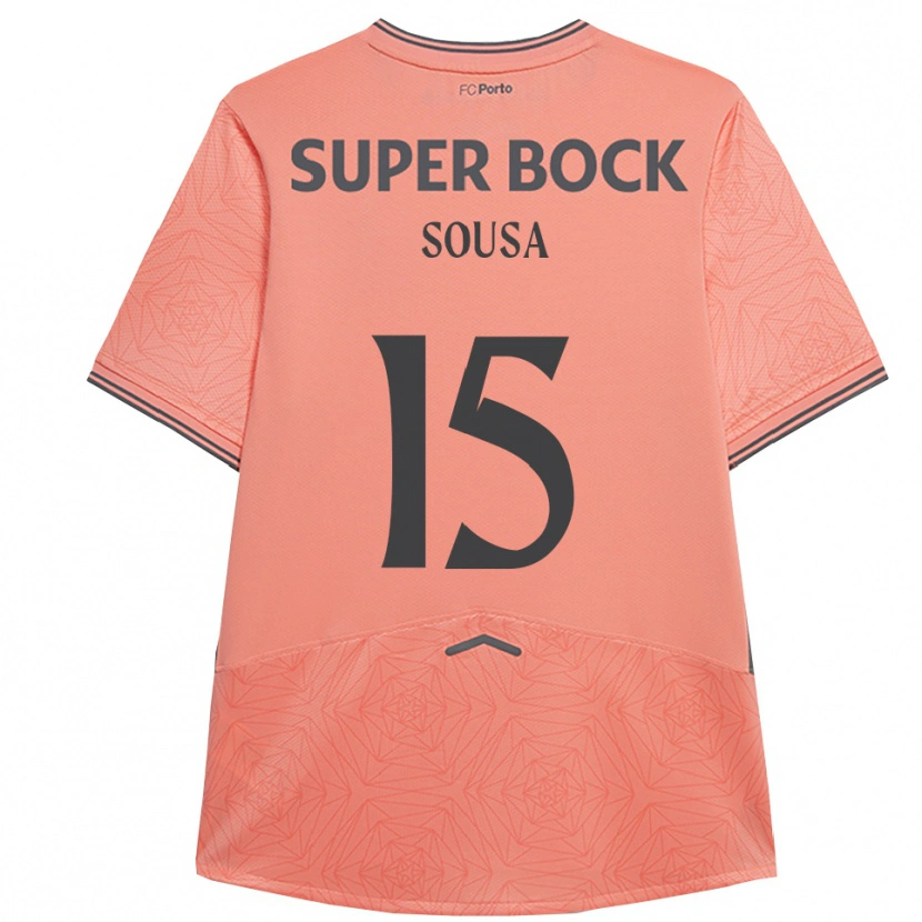 Danxen Kinder Vasco Sousa #15 Rosa Marineblau Auswärtstrikot Trikot 2025/26 T-Shirt
