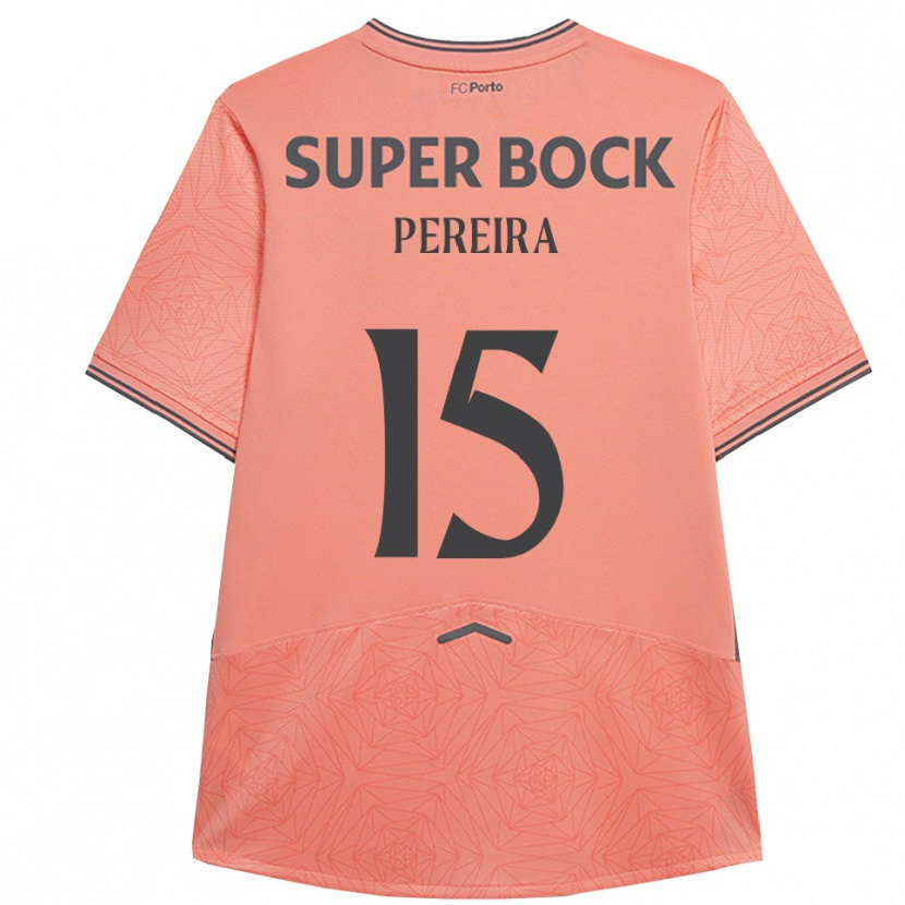 Danxen Kinder Yoan Pereira #15 Rosa Marineblau Auswärtstrikot Trikot 2025/26 T-Shirt