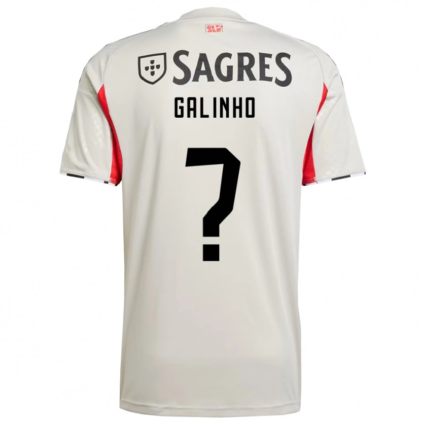 Danxen Kinder Miguel Galinho #0 Creme Weiß Rot Auswärtstrikot Trikot 2025/26 T-Shirt