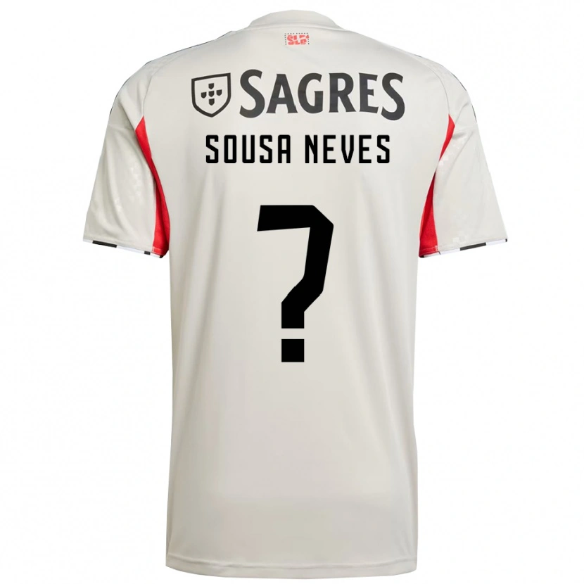 Danxen Kinder Dilan Neves #0 Creme Weiß Rot Auswärtstrikot Trikot 2025/26 T-Shirt
