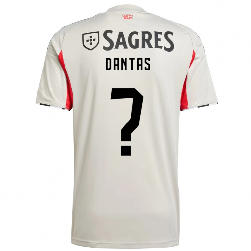 Danxen Kinder Tiago Dantas #0 Creme Weiß Rot Auswärtstrikot Trikot 2025/26 T-Shirt