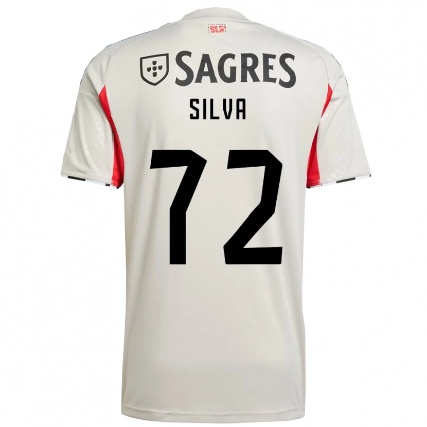 Danxen Kinder Matilde Silva #72 Creme Weiß Rot Auswärtstrikot Trikot 2025/26 T-Shirt