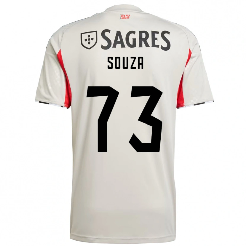 Danxen Kinder Beni Souza #73 Creme Weiß Rot Auswärtstrikot Trikot 2025/26 T-Shirt