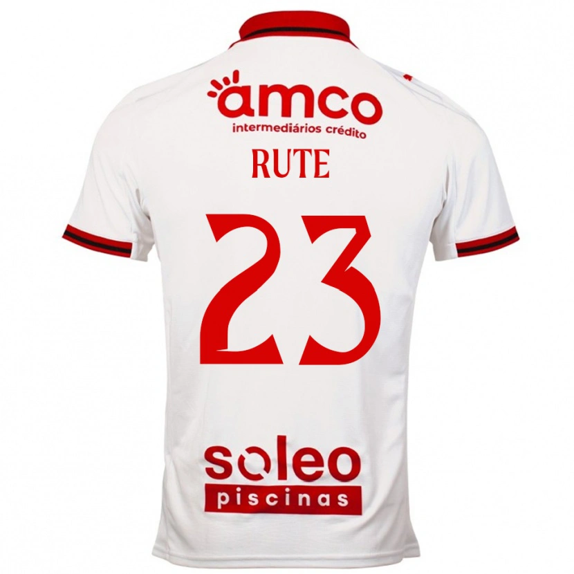 Danxen Kinder Ana Rute #23 Weiß Rot Auswärtstrikot Trikot 2025/26 T-Shirt