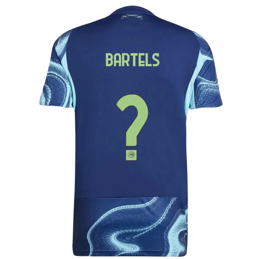 Danxen Kinder Jip Bartels #0 Marine Himmelblau Auswärtstrikot Trikot 2025/26 T-Shirt