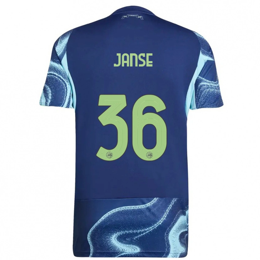 Danxen Kinder Dies Janse #36 Marine Himmelblau Auswärtstrikot Trikot 2025/26 T-Shirt