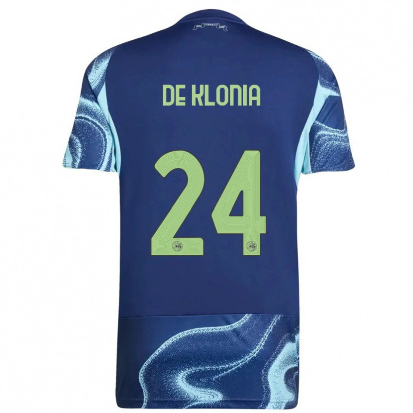 Danxen Kinder Daliyah De Klonia #24 Marine Himmelblau Auswärtstrikot Trikot 2025/26 T-Shirt
