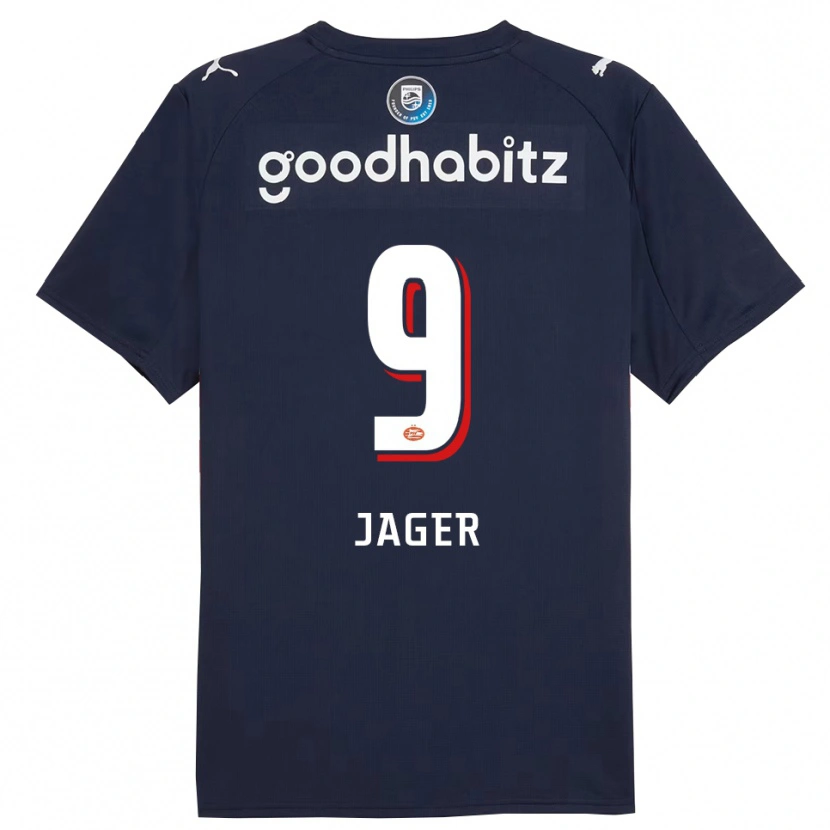 Danxen Kinder Elvic Mukena #9 Marine Weiß Auswärtstrikot Trikot 2025/26 T-Shirt