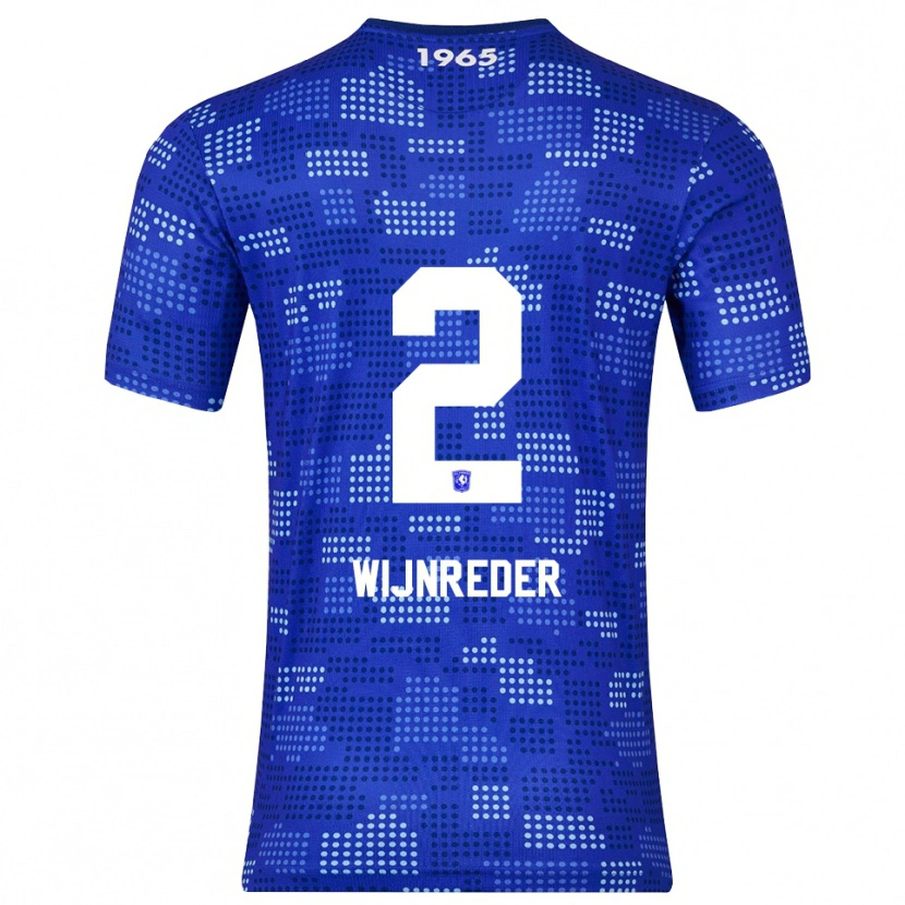 Danxen Kinder Jeppe Wijnreder #2 Blau Himmelblau Auswärtstrikot Trikot 2025/26 T-Shirt