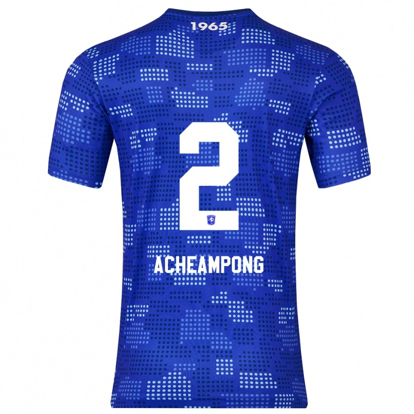 Danxen Kinder Sage Acheampong #2 Blau Himmelblau Auswärtstrikot Trikot 2025/26 T-Shirt