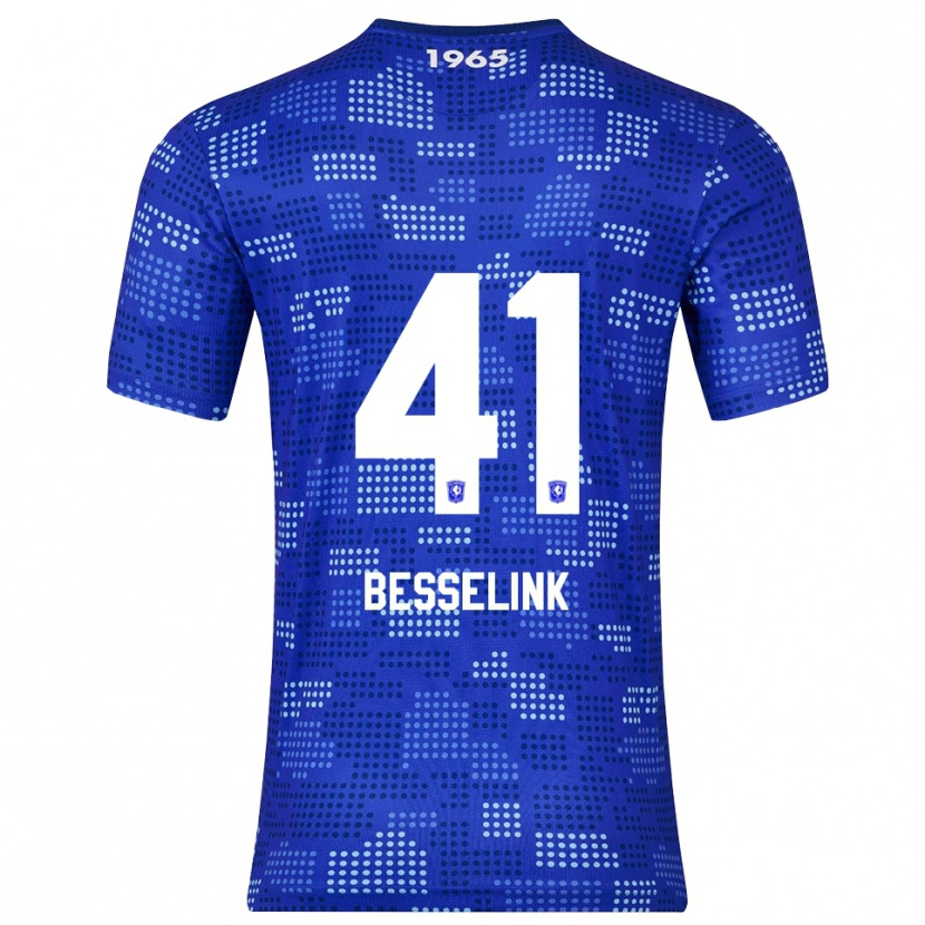 Danxen Kinder Gijs Besselink #41 Blau Himmelblau Auswärtstrikot Trikot 2025/26 T-Shirt