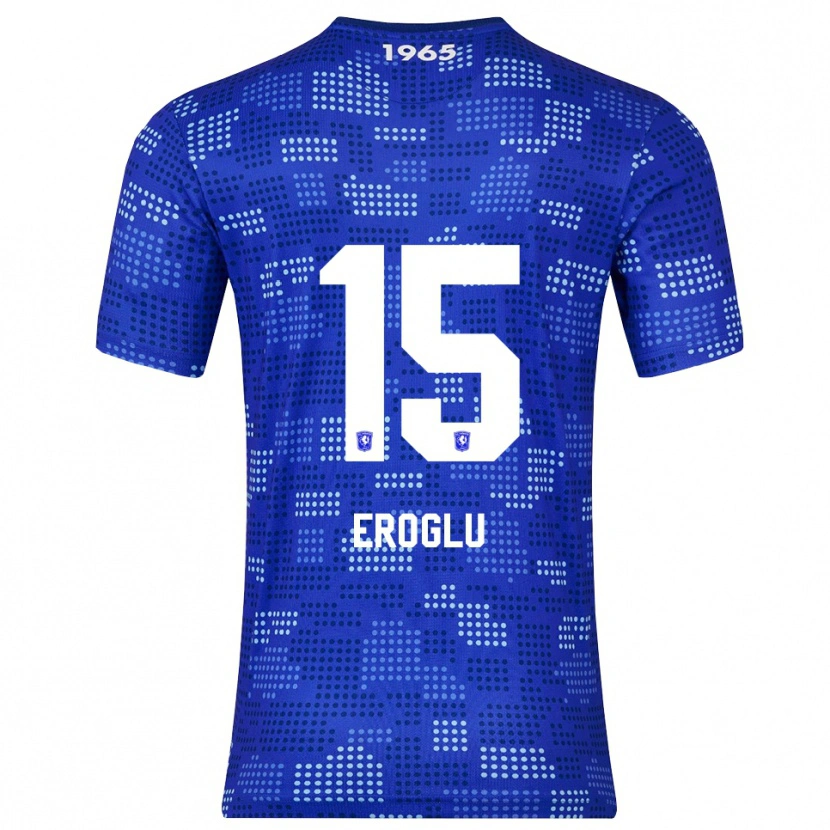 Danxen Kinder Cem Eroglu #15 Blau Himmelblau Auswärtstrikot Trikot 2025/26 T-Shirt