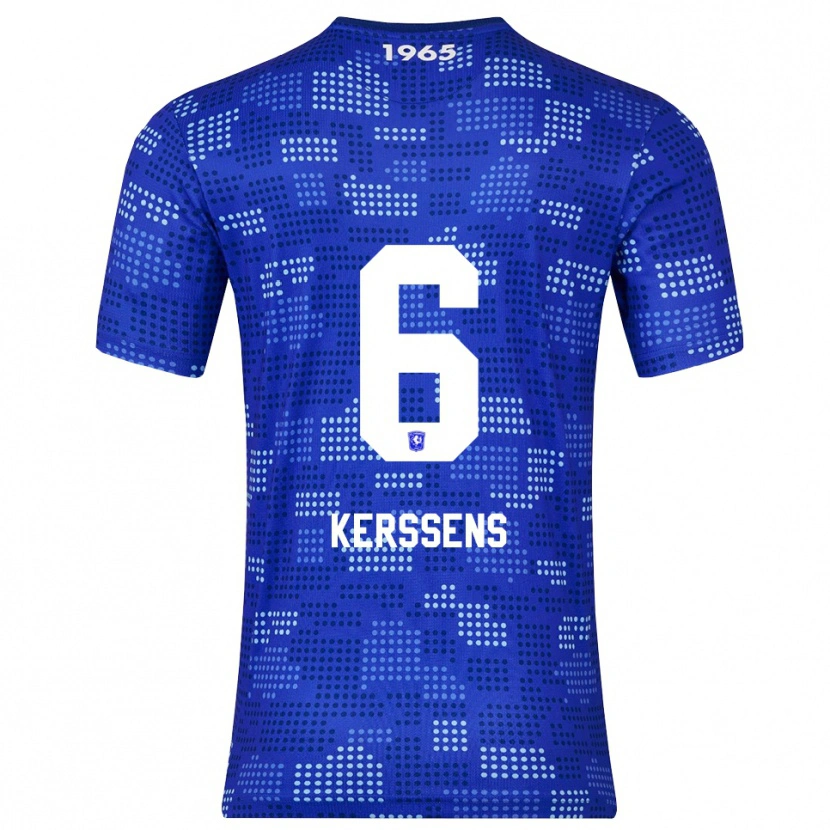 Danxen Kinder Tom Kerssens #6 Blau Himmelblau Auswärtstrikot Trikot 2025/26 T-Shirt