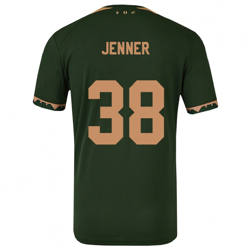 Danxen Kinder Ivar Jenner #38 Grün Gold Auswärtstrikot Trikot 2025/26 T-Shirt