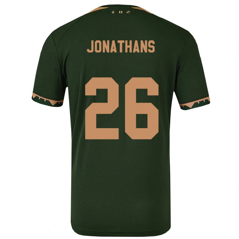 Danxen Kinder Miliano Jonathans #26 Grün Gold Auswärtstrikot Trikot 2025/26 T-Shirt