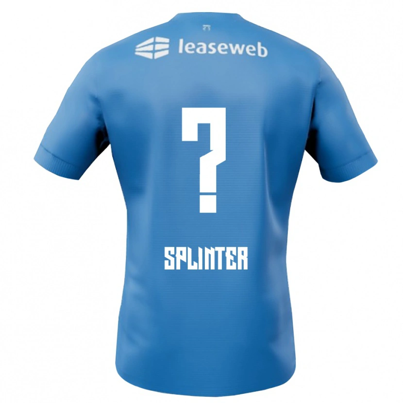 Danxen Kinder Ilias Splinter #0 Blau Weiß Auswärtstrikot Trikot 2025/26 T-Shirt