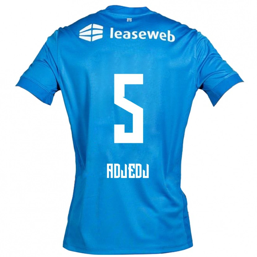 Danxen Kinder Eliav Adjedj #5 Blau Weiß Auswärtstrikot Trikot 2025/26 T-Shirt