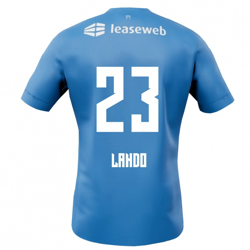 Danxen Kinder Mayckel Lahdo #23 Blau Weiß Auswärtstrikot Trikot 2025/26 T-Shirt