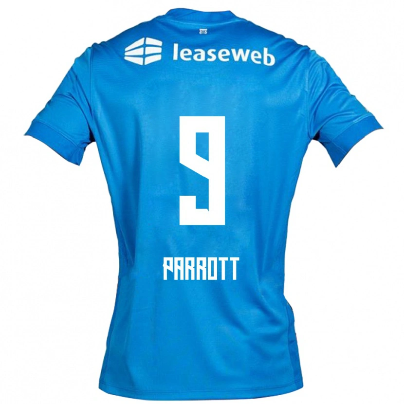 Danxen Kinder Troy Parrott #9 Blau Weiß Auswärtstrikot Trikot 2025/26 T-Shirt