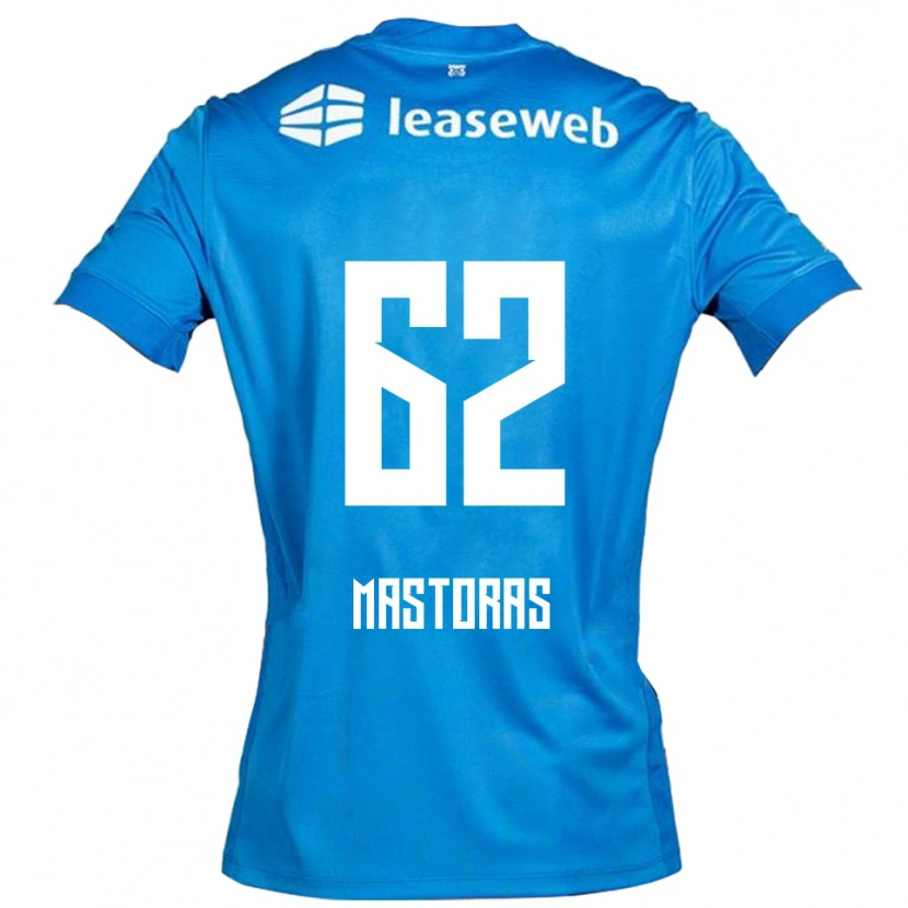 Danxen Kinder Enoch Mastoras #62 Blau Weiß Auswärtstrikot Trikot 2025/26 T-Shirt