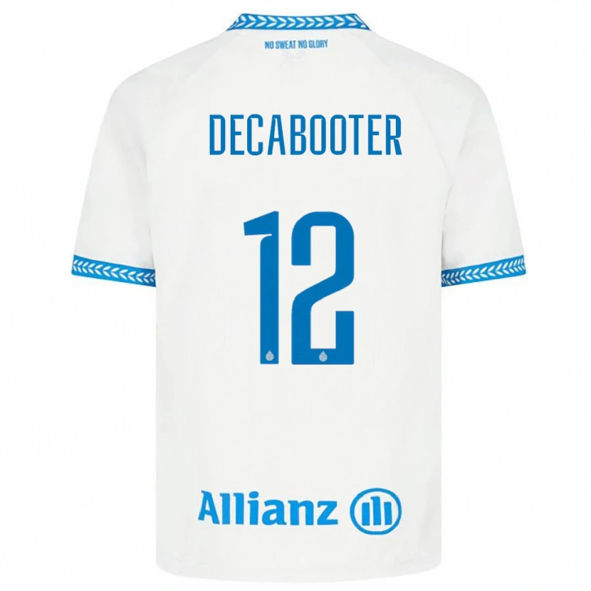 Danxen Kinder Marith Decabooter #12 Blau Weiß Auswärtstrikot Trikot 2025/26 T-Shirt