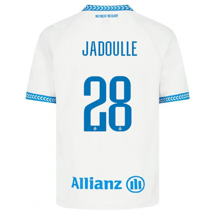 Danxen Kinder Romane Jadoulle #28 Blau Weiß Auswärtstrikot Trikot 2025/26 T-Shirt