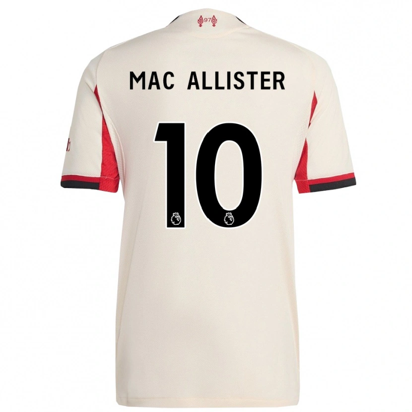 Danxen Kinder Alexis Mac Allister #10 Weiß Schwarz Auswärtstrikot Trikot 2025/26 T-Shirt